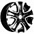 Диски Khomen KHW 1503 6x15 4*100 ET50 DIA60.1 Black-FP Литой купить с бесплатной доставкой в пункты выдачи в Петербурге